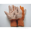Garden Gloves Polka Orange Dots Safety Gloves (DCD205)